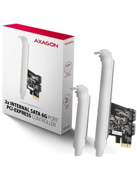 Kontroler Axagon PCES-SJ2 PCIe 2x wewnętrzny port SATA
