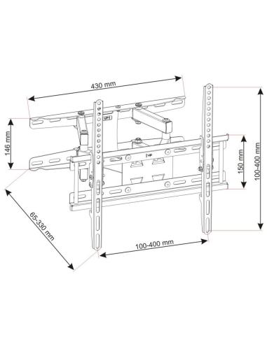 Uchwyt TV ścienny LED/LCD ART 23-60