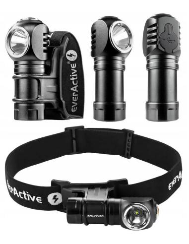 Latarka ręczna / czołowa Luminus SST20 10W LED everActive FL-55R 500 lumenów IP66