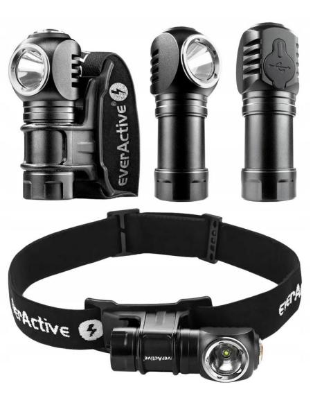 Latarka ręczna / czołowa Luminus SST20 10W LED everActive FL-55R 500 lumenów IP66
