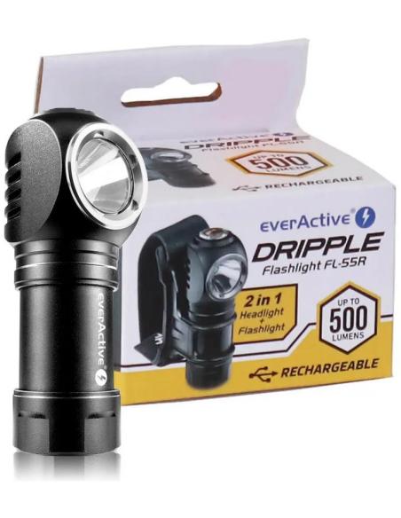 Latarka ręczna / czołowa Luminus SST20 10W LED everActive FL-55R 500 lumenów IP66