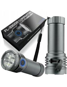 Latarka ręczna 3x Osram P9 10W LED everActive FL-3300R Luminator 3300 lumenów IPX4