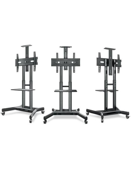 Mobilny stojak do TV 40"-70" do 45 kg ONKRON TS1551 Czarny