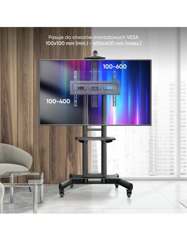 Mobilny stojak do TV 40"-70" do 45 kg ONKRON TS1551 Czarny