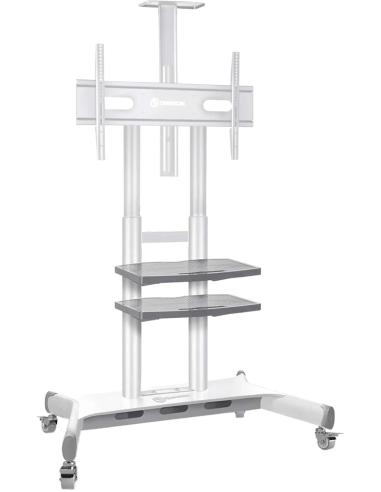 Mobilny stojak do TV 50"-86" do 90 kg ONKRON TS1881 Biały