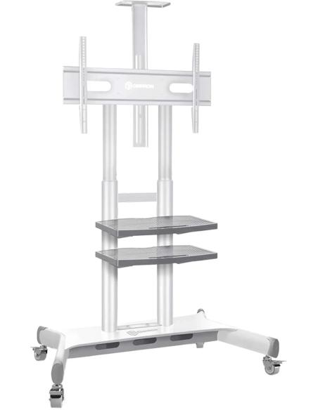 Mobilny stojak do TV 50"-86" do 90 kg ONKRON TS1881 Biały