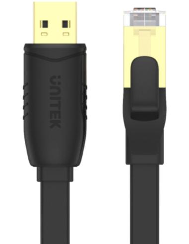 Kabel Unitek Y-SP02001B RJ-45 na USB-A konsolowy 1,8m