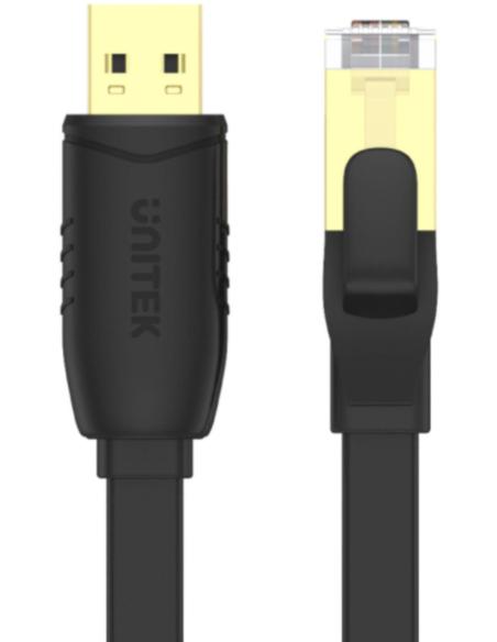 Kabel Unitek Y-SP02001B RJ-45 na USB-A konsolowy 1,8m