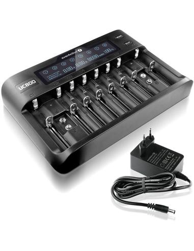Ładowarka do akumulatorków cylindrycznych Li-ion oraz Ni-MH everActive UC-800