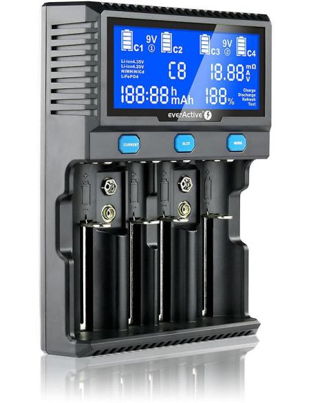 Ładowarka do akumulatorków cylindrycznych Li-ion oraz Ni-MH everActive UC-4200