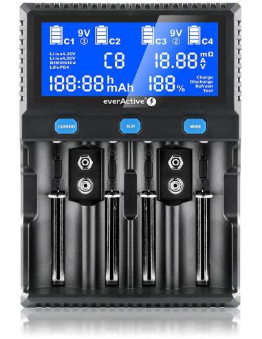 Ładowarka do akumulatorków cylindrycznych Li-ion oraz Ni-MH everActive UC-4200