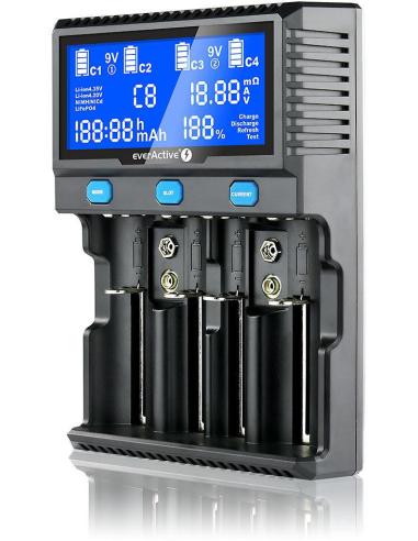 Ładowarka do akumulatorków cylindrycznych Li-ion oraz Ni-MH everActive UC-4200