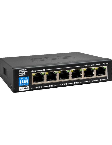 Switch PoE BCS BASIC BCS-B-SP04G02G
