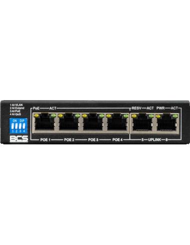 Switch PoE BCS BASIC BCS-B-SP04G02G