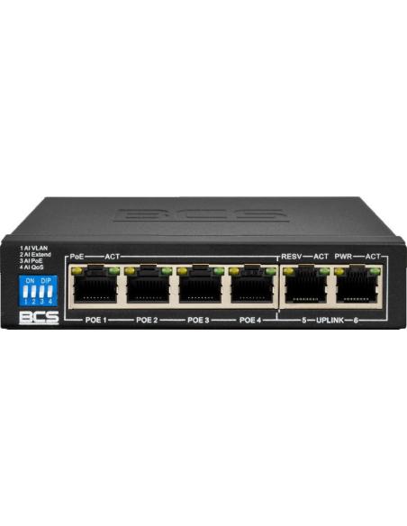 Switch PoE BCS BASIC BCS-B-SP04G02G
