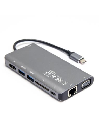 Hub USB-C Unitek D1019B 3.1 8w1 z Power Delivery 100W