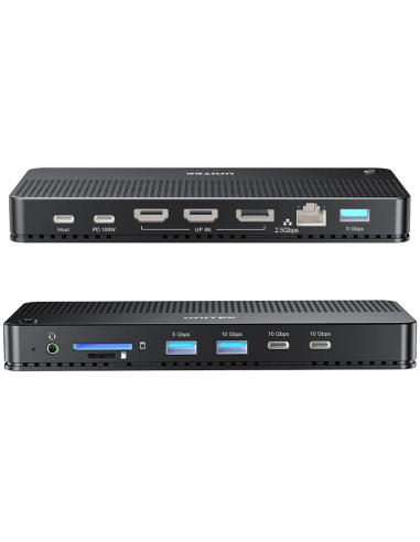 Stacja dokująca Unitek D1104A01 13w1 MST HDMI DP 8K PD 100W