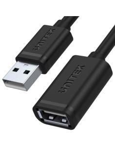 Unitek Y-C447GBK przewód przedłużacz USB 2.0 AM-AF 0,5M