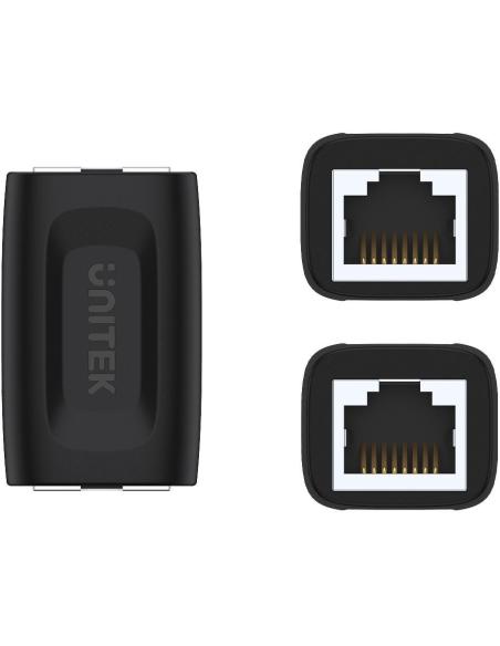 Adapter Unitek RJ45 (F) - RJ45 (F) Cat.6 1Gbps | Przedłużka sieciowa RJ45, Łącznik