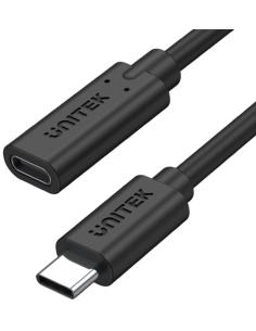 Przedłużacz Unitek C14086BK USB-C 10Gbps 4K PD 100W 50cm
