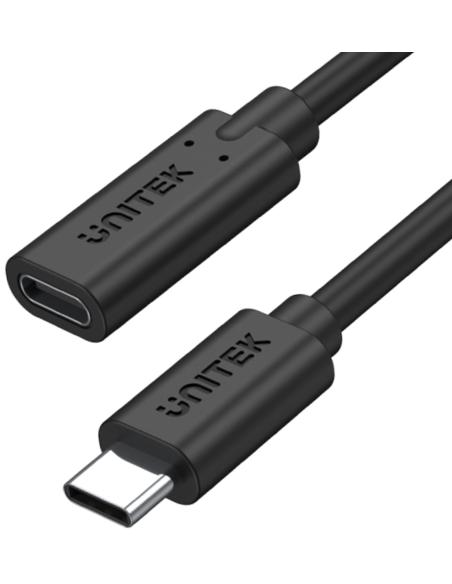Przedłużacz Unitek C14086BK USB-C 10Gbps 4K PD 100W 50cm