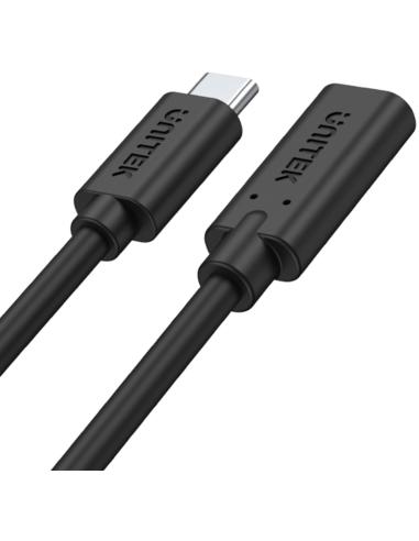 Przedłużacz Unitek C14086BK USB-C 10Gbps 4K PD 100W 50cm