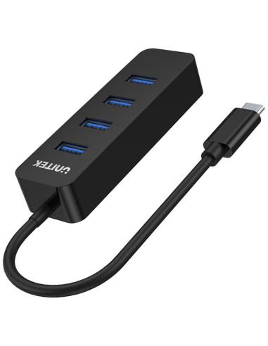 Unitek H1117B Hub USB-C, 4 porty USB 3.1, aktywny, 10 W