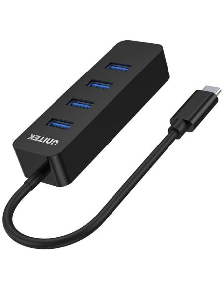 Unitek H1117B Hub USB-C, 4 porty USB 3.1, aktywny, 10 W