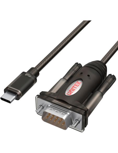 Adapter Unitek Y-1105K USB-C 1x RS-232