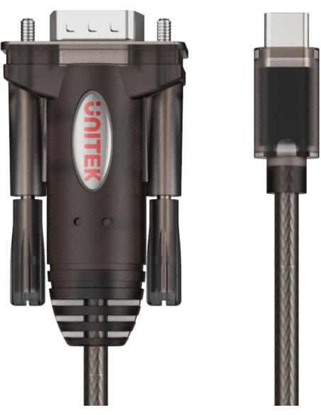 Adapter Unitek Y-1105K USB-C 1x RS-232