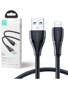 Kabel USB-A / Lightning Joyroom S-UL012A11 120cm 2.4A w oplocie czarny
