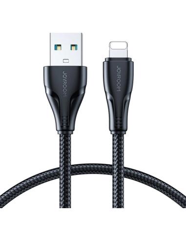 Kabel USB-A / Lightning Joyroom S-UL012A11 120cm 2.4A w oplocie czarny