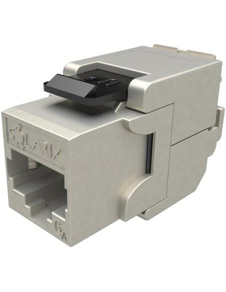 Moduł Keystone samozaciskowy Solarix Cat.6A STP RJ45 SXKJ-10G-STP-BK-SA