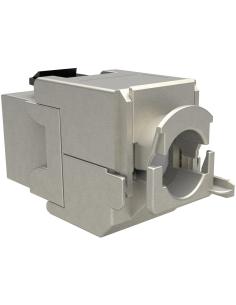 Moduł Keystone samozaciskowy Solarix Cat.6A STP RJ45 SXKJ-10G-STP-BK-SA 2