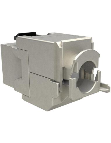 Moduł Keystone samozaciskowy Solarix Cat.6A STP RJ45 SXKJ-10G-STP-BK-SA