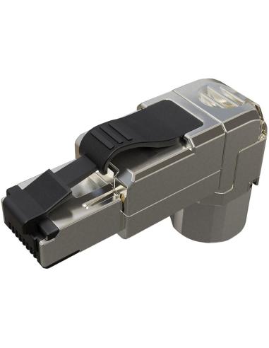 WTYK MODULARNY KONEKTOR PRZEMYSŁOWY SAMOZACISKOWY SOLARIX RJ45 CAT.6A STP 8P8C 1szt
