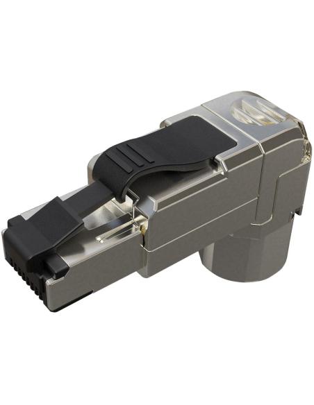 WTYK MODULARNY KONEKTOR PRZEMYSŁOWY SAMOZACISKOWY SOLARIX RJ45 CAT.6A STP 8P8C 1szt