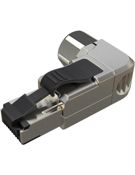 WTYK MODULARNY KONEKTOR PRZEMYSŁOWY SAMOZACISKOWY SOLARIX RJ45 CAT.6A STP 8P8C 1szt