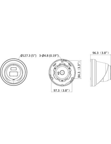 Kamera IP Hikvision DS-2CD2363G2-LI2U(2.8mm)(BLACK)