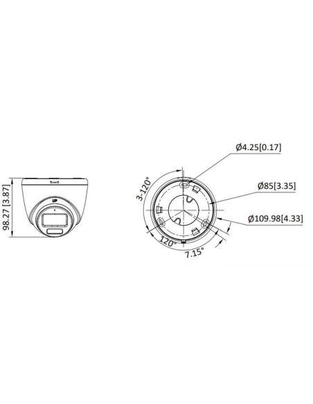 Kamera 4w1 Hikvision DS-2CE72DF3T-LFS(2.8mm)(O-STD)