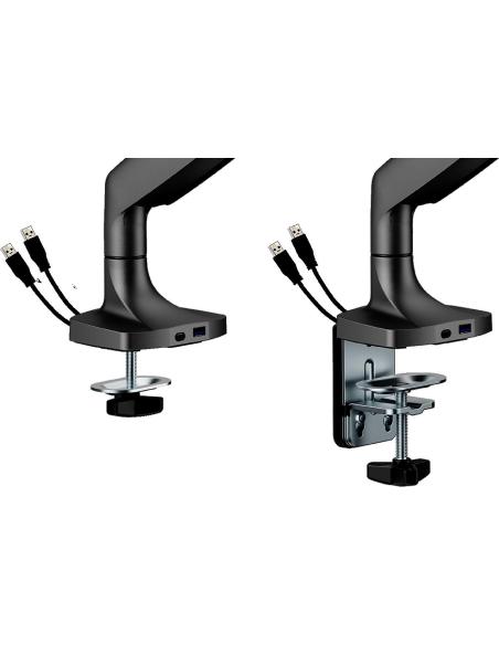 Uchwyt do monitora 17”-45” Spacetronik SPA-S110B USB