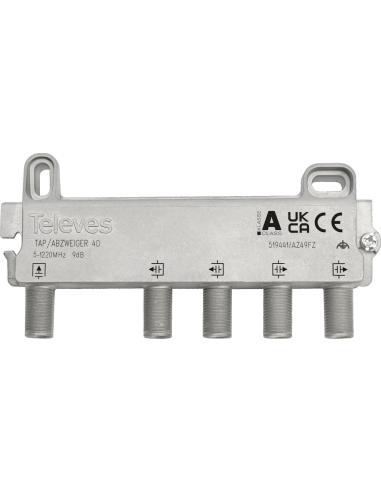Odgałęźnik końcowy F 4D Televes 5...1220MHz 9dB ref. 519441