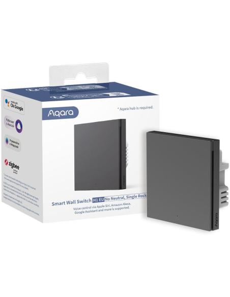 Aqara Smart Wall Switch H1 Szary pojedynczy bez neutrala