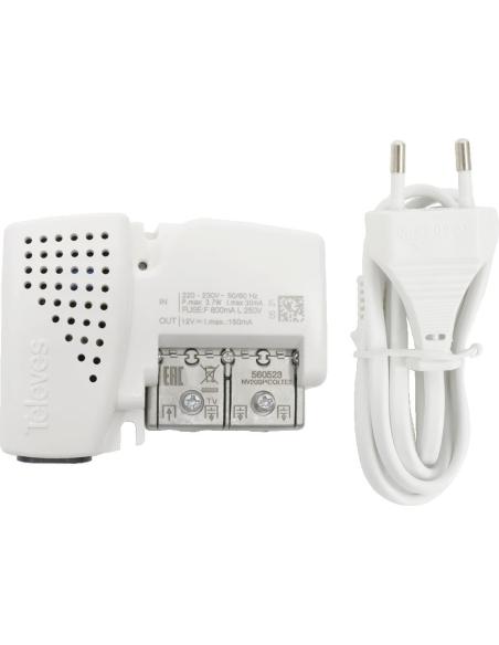 Wzmacniacz domowy PicoKom 3 wyjścia (2+TV): VHF/UHF-LTE700 Ready ref.560523