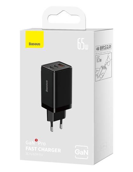 Ładowarka sieciowa Baseus GaN 5 Pro CCGP120201 65W USB-A 2x USB-C PD 3.0 QC 4.0