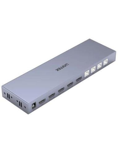 Unitek V306A Przełącznik KVM 4K HDMI 2.0 4-in 1-out +USB