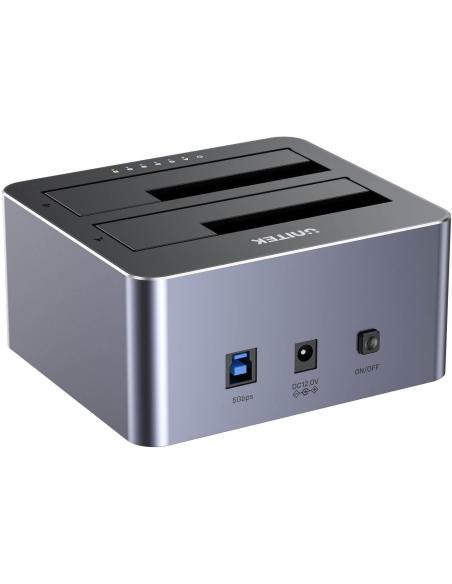 Unitek Stacja klonująca dyski 2 x SATA 2,5"/3,5" USB 5Gbps