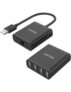 Unitek Y-2516 przedłużacz USB 2.0 po skrętce 4xUSB