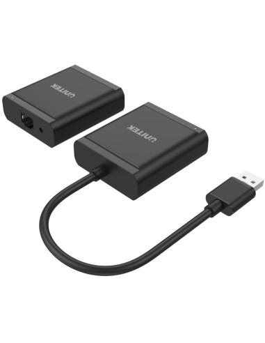 Unitek Y-2516 przedłużacz USB 2.0 po skrętce 4xUSB