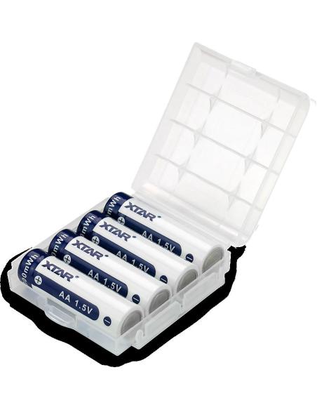 Akumulatorki R06 / AA 1,5V Xtar 2000mAh (box 4 szt.) z zabezpieczeniem